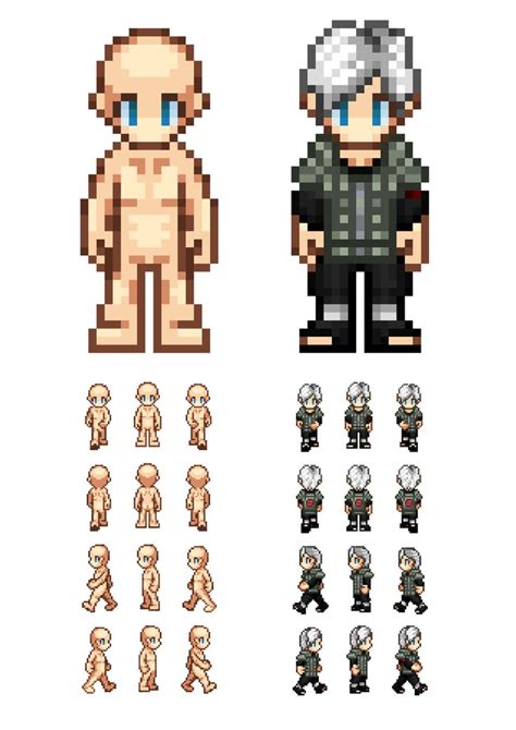 Pixel Characters Template